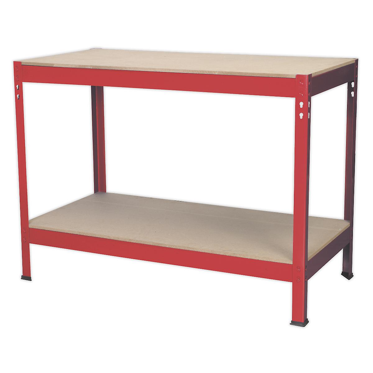 Sealey Ap1210 Workbench 1.2Mtr Steel Wooden Top