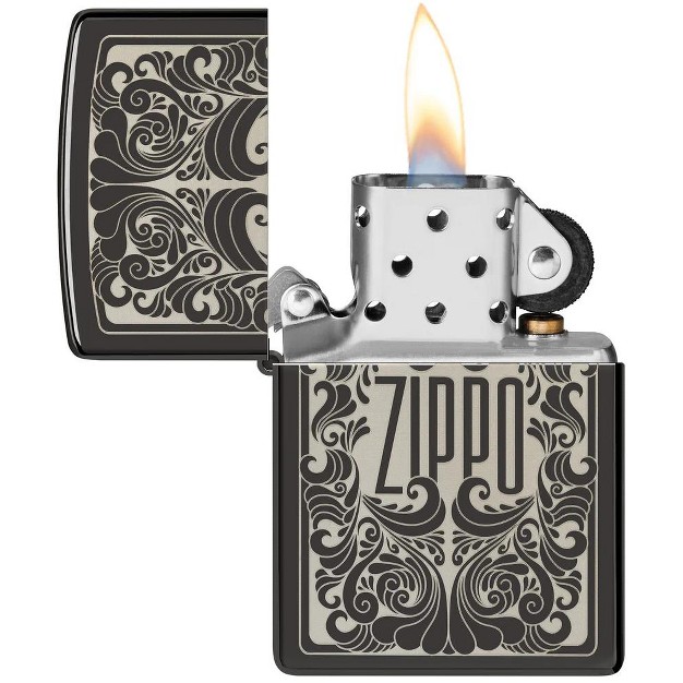 Zippo Laser Engraved Design Windproof Lighter