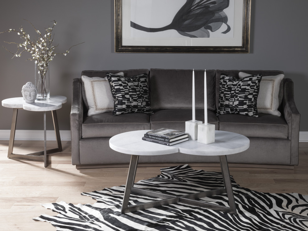 Aristo Clover End Table   Transitional   Side Tables And End Tables   by HedgeApple  Houzz