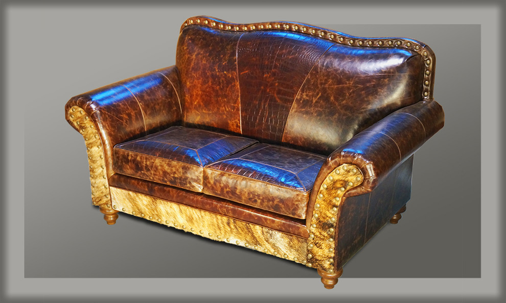 quotMaverick quot2 Cushion Love Seat   Southwestern   Loveseats   by Great Blue Heron Furniture  Houzz