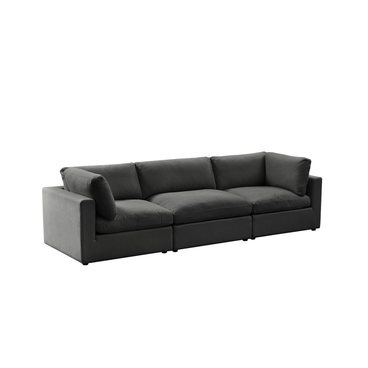 Yasmin Upholstered 3 Seat Linen Sofa