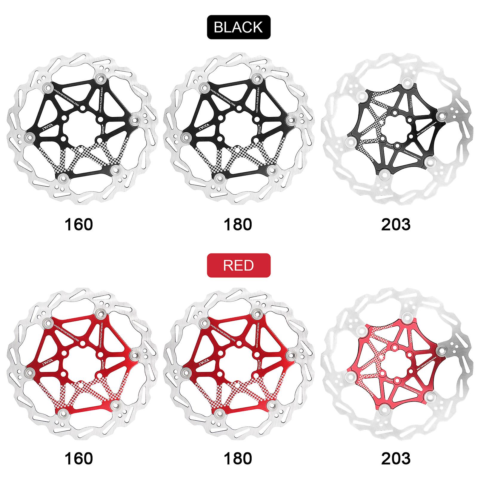 160mm/180mm/203mm Floating Brake Disc Rotor Bicycle Brake Pad Six-bolt Disc Bike Part No.186419