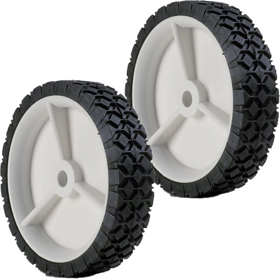 Oregon 72-107 Universal Mower Wheel 7 Inch Diameter (2 Pack)