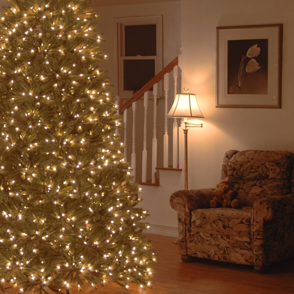 National Tree Company 6.5 ft. Jersey Fraser Fir Medium Tree with Dual Color® LED Lights