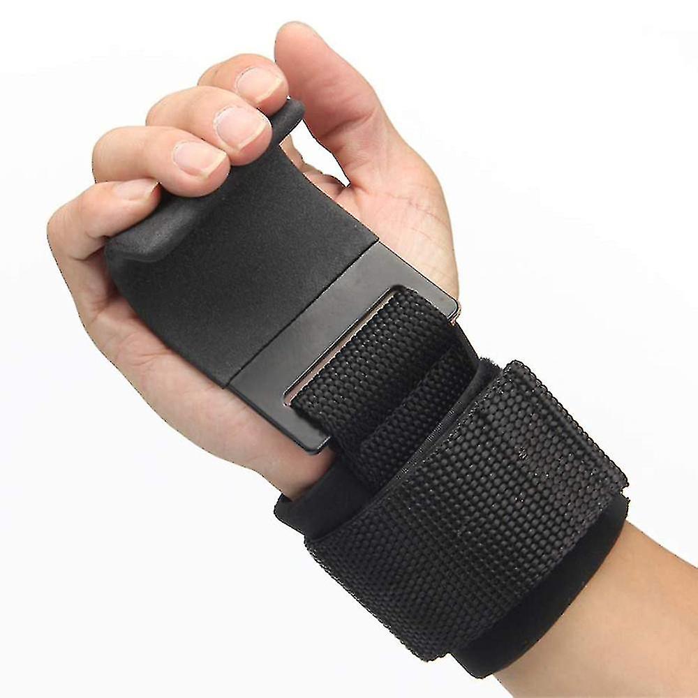 1 Pair Weight Lifting Wrist Hooks Straps For Grip Support Gloves