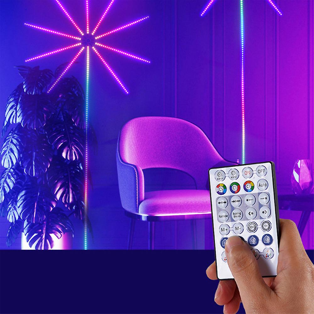 Led Strip Lights Rgb Colorful Changing Smart Fireworks Light Strip With App