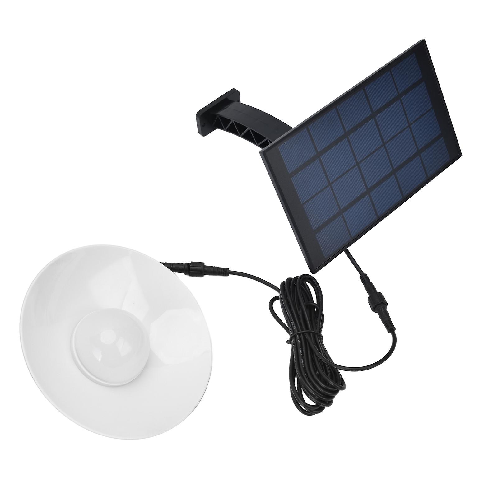 LED Solar Lamp with Solar Panel IP65 Waterproof Ceiling Lamp Garden Light for Outdoor Courtyard