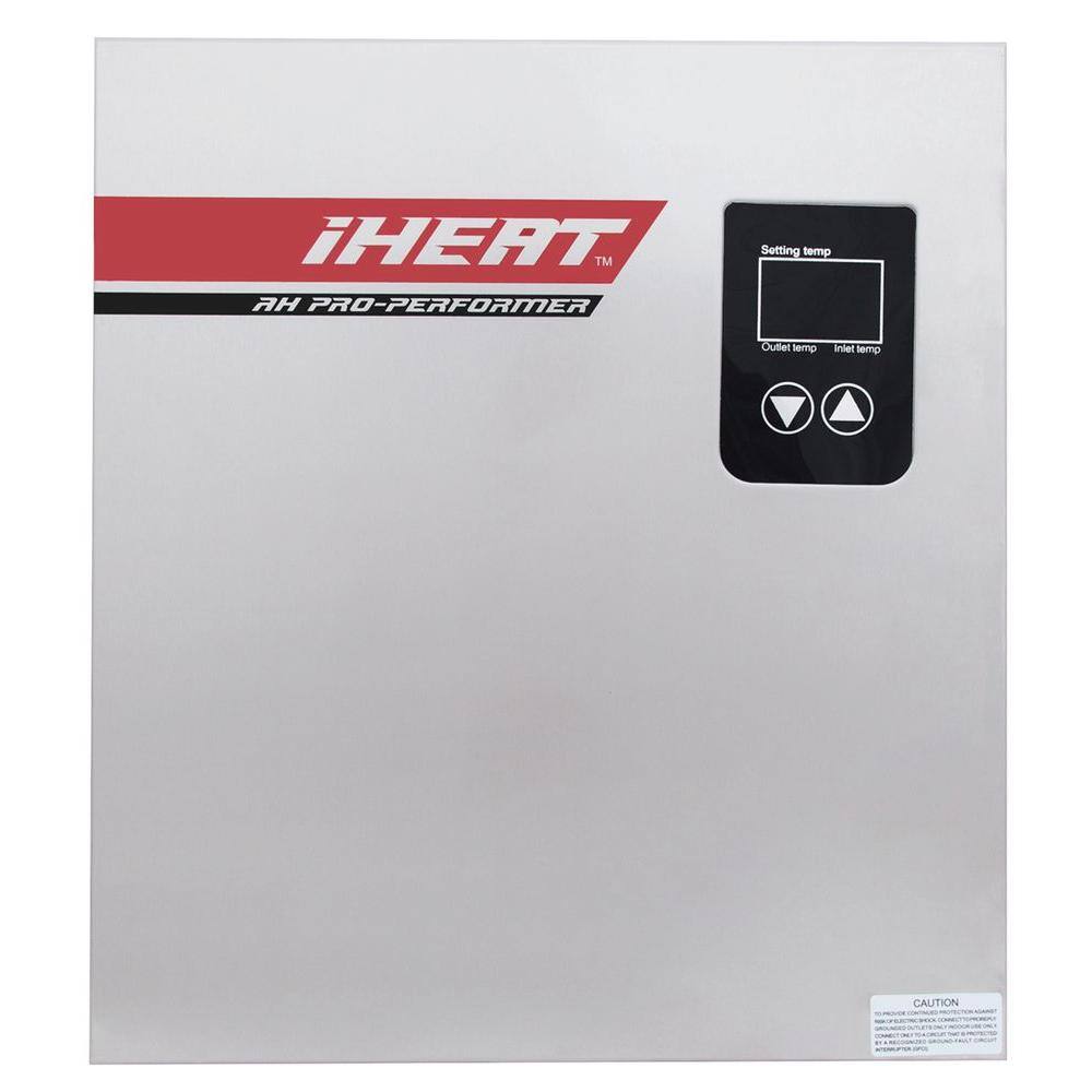 IHeat 24 kW Real-Time Modulating 4.6 GPM Electric Tankless Water Heater AHS24-D