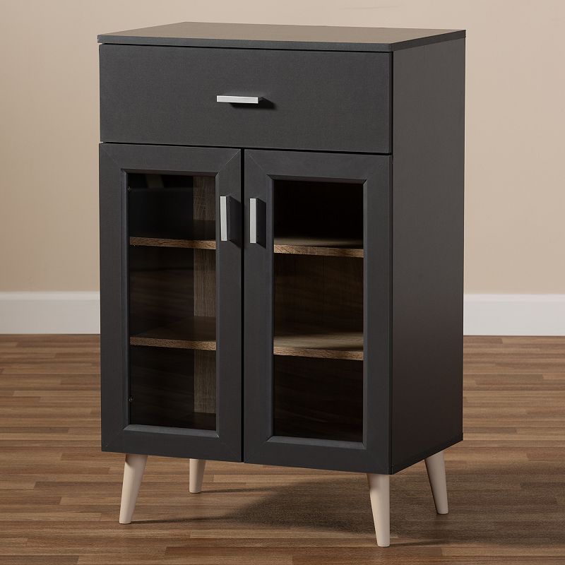 Baxton Studio Jonas Kitchen Storage Cabinet