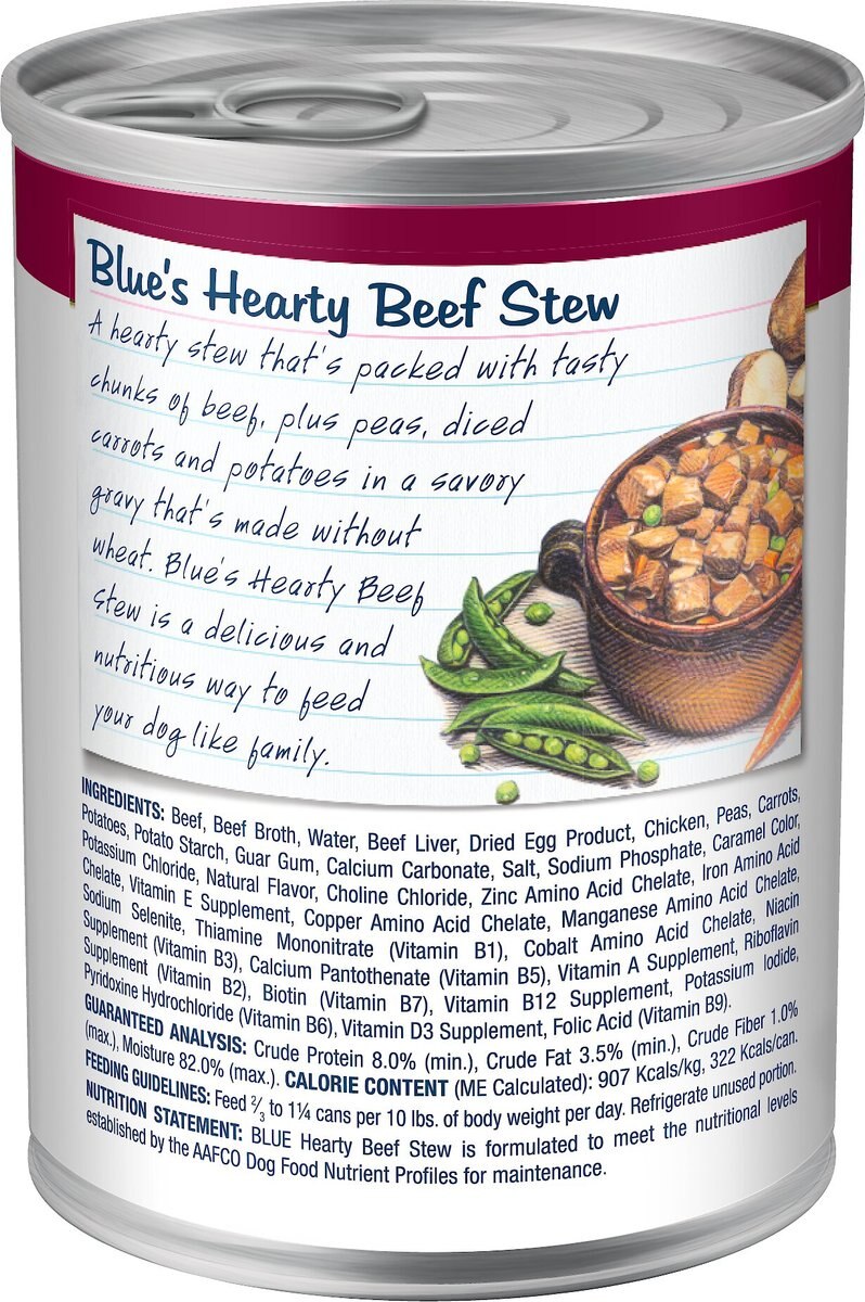 Blue Buffalo Blue's Hearty Beef Stew Grain-Free Canned Dog Food