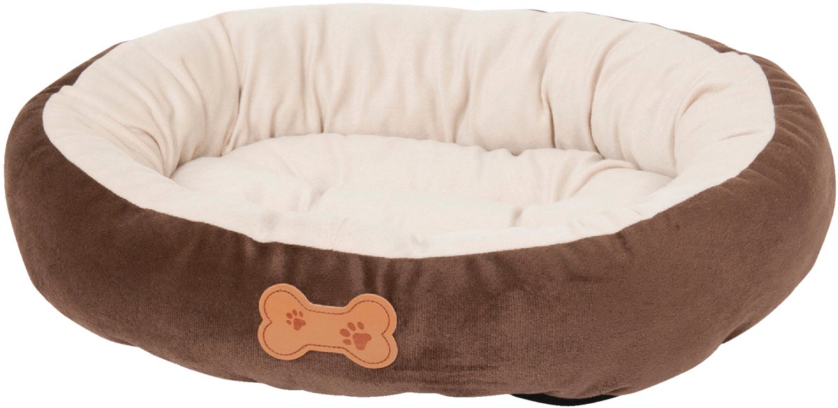 Petmate Aspen Pet Oval Dog Bed Chocolate Brown