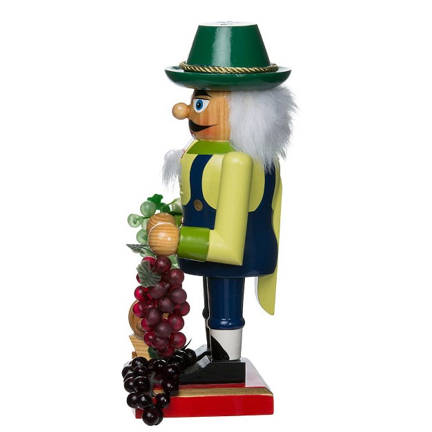 Wooden Winemaker Nutcracker