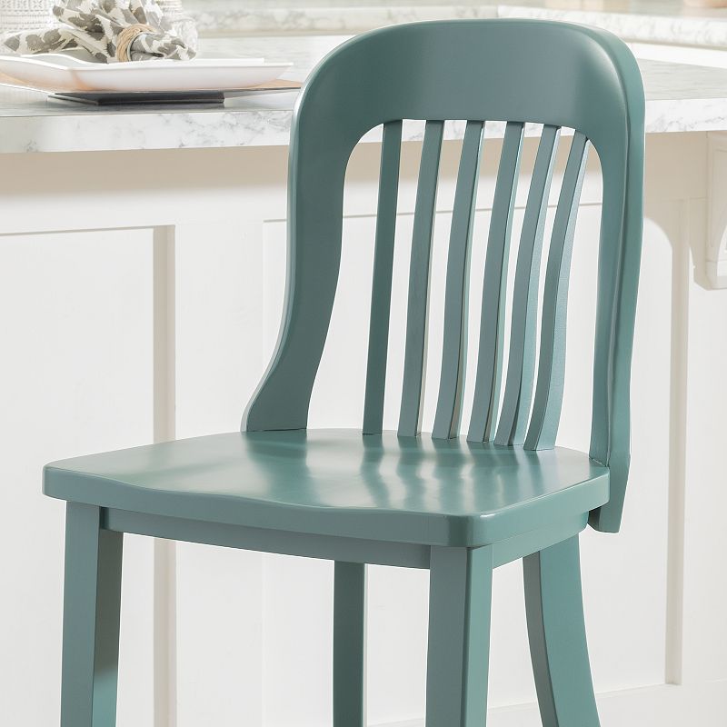 Linon Maylen Wood-Seat Counter Stool 2-Piece Set