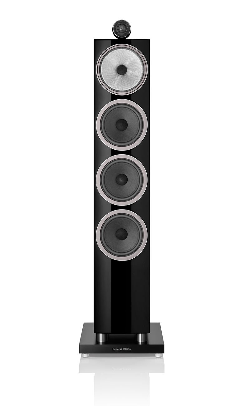 Bowers and Wilkins 700 Series 702 S3 Gloss Black 3-Way Floorstanding Speaker (Each)