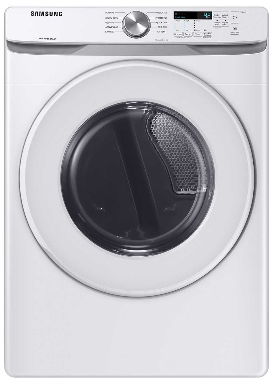  7.5 Cu. Ft. White Gas Dryer With Sensor Dry