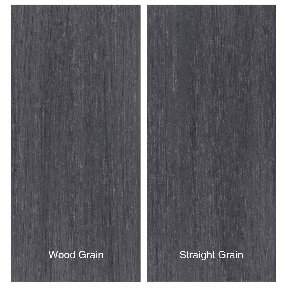 NewTechWood UltraShield Naturale Voyager Series 1 in. x 6 in. x 1 ft. Hollow Westminster Gray Composite Deck Board Sample UH02-16-N-LG-S