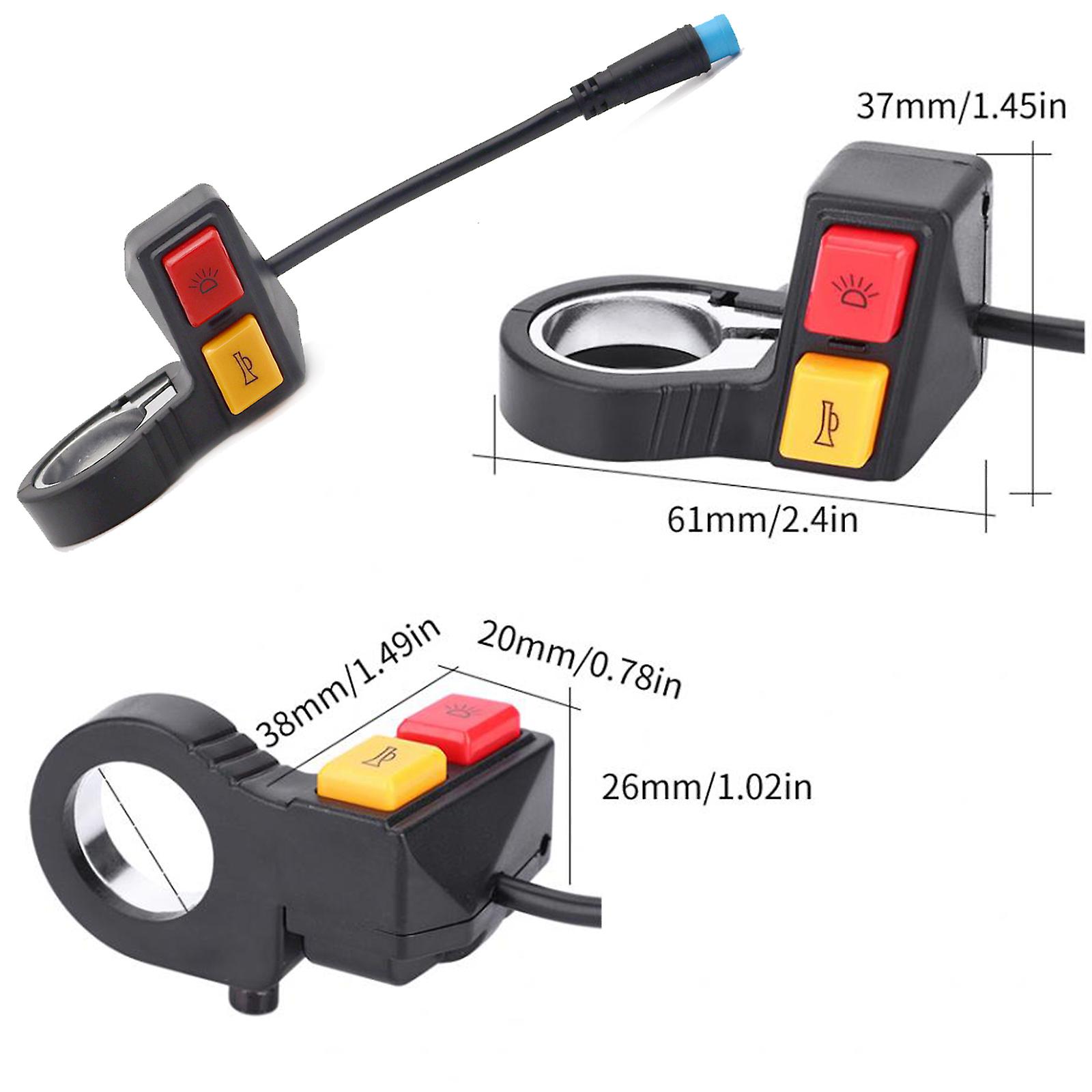 Headlight And Horn Switch Button For Electric Scooter Kugoo G2 Pro