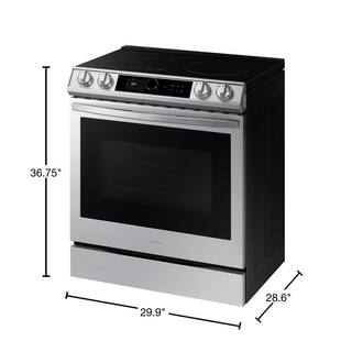  6.3 cu. ft. 4-Burner Slide-In Induction Range with Air Fry in Fingerprint Resistant Stainless Steel NE63T8911SS