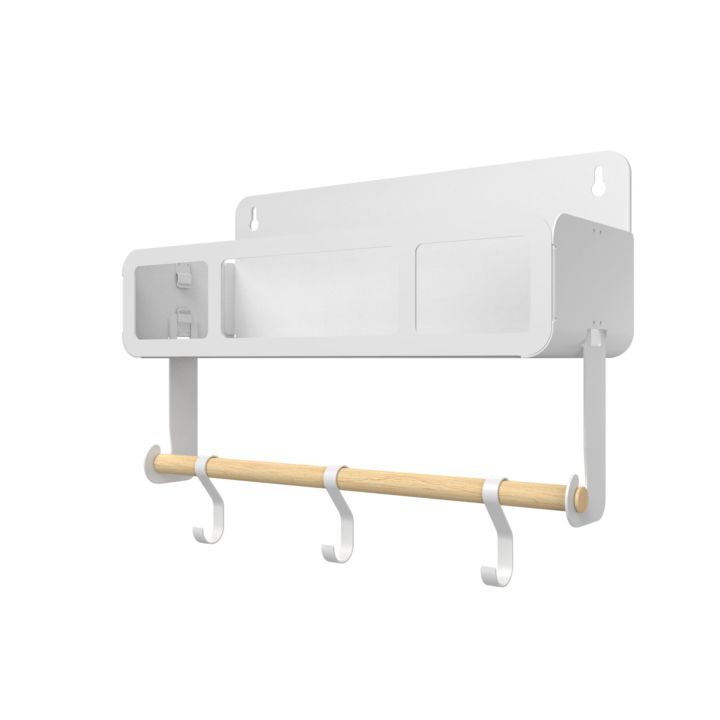 Hanging Rack System-Shelf W/Brackets