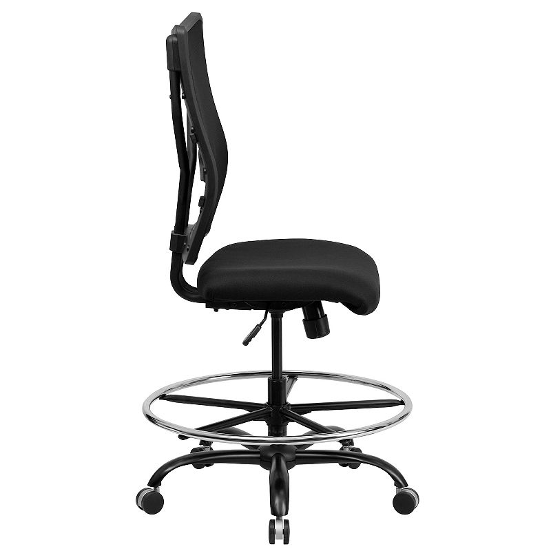 Flash Furniture Big and Tall 400 lb. Mesh Ergonomic Drafting Desk Chair