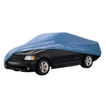 Autocraft Truck Cover， Blue 3 Layers， Fits Trucks 16'-17.5'， Medium-Duty， Water Resistant， Outdoor Use