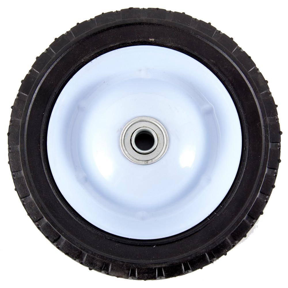 Arnold 7 in. x 1.5 in. Universal Steel Wheel with Shielded Ball Bearings for Extended Life 490-321-0001