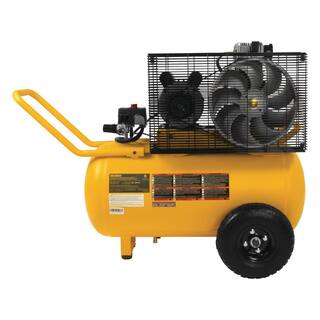 DW 20 Gal. 200 PSI Oil Lubed Belt Drive Portable Horizontal Electric Air Compressor DXCM201