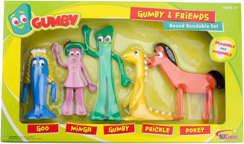 GUMBY AND FRIENDS BENDABLE BOXED SET