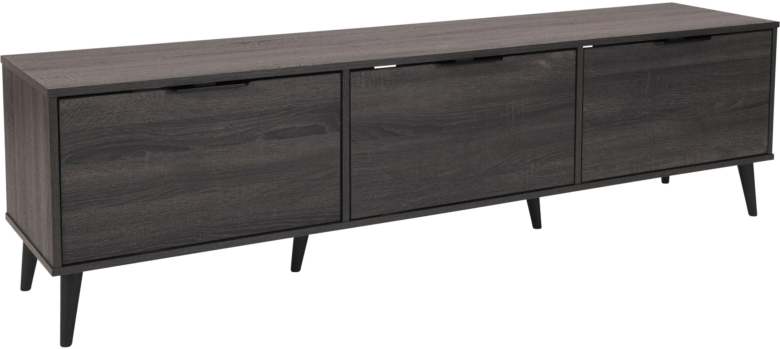 Cole Gray Closed Storage TV Stand