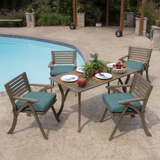 Plush Polyfill Outdoor Dining Set Cushion