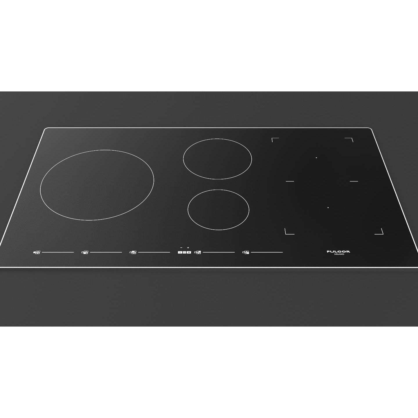 Fulgor Milano 36-inch Built-in Induction Cooktop with 5 Induction Zones F7IT36S1