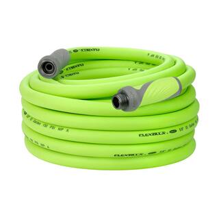 Flexzilla 58 in. x 75 ft. ZillaGreen SwivelGrip Garden Hose with 34 in. GHT Fittings HFZG575YWS-E