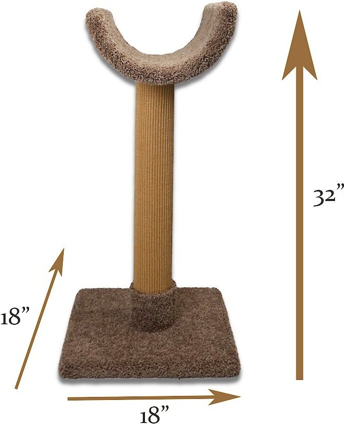 Royal Cat Boutique 32-in Cat Scratching Post， Neutral