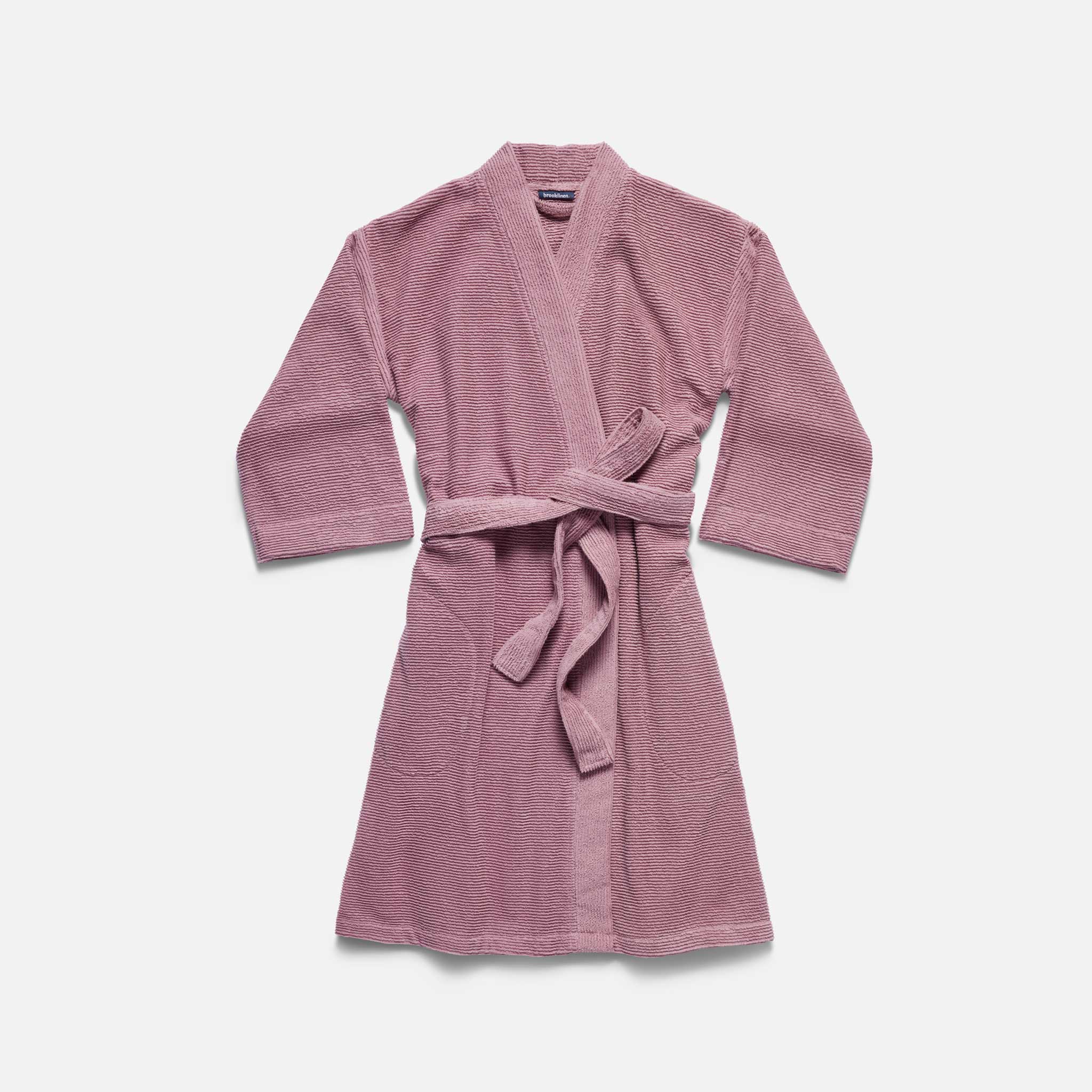 Organic Ribbed Robe - Last Call