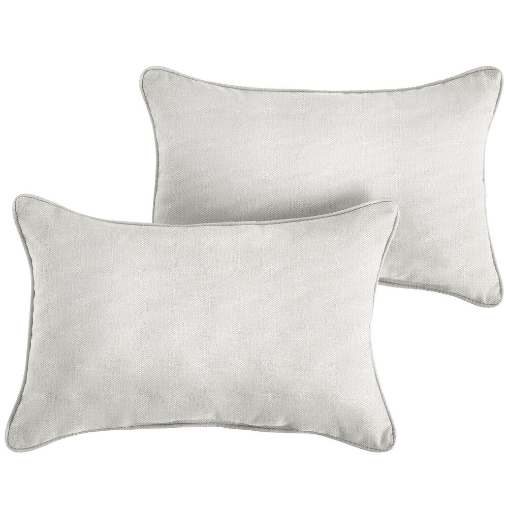 Sorra Home Corded Linen Texture Pillows (Set of 2)