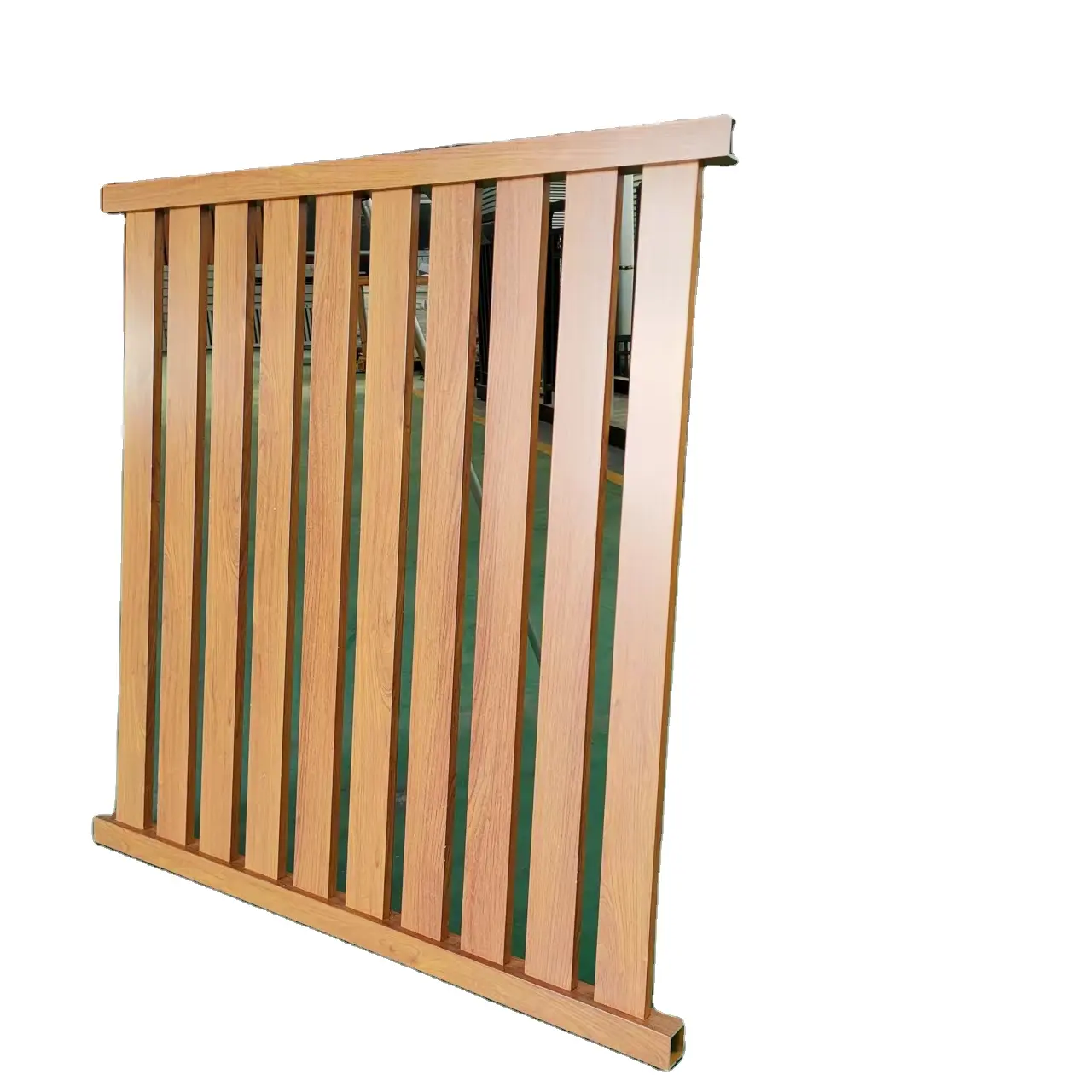 Hot Sale Factory Supply  Easily Assembled or DIY Privacy Metal  Slat Fence Panel