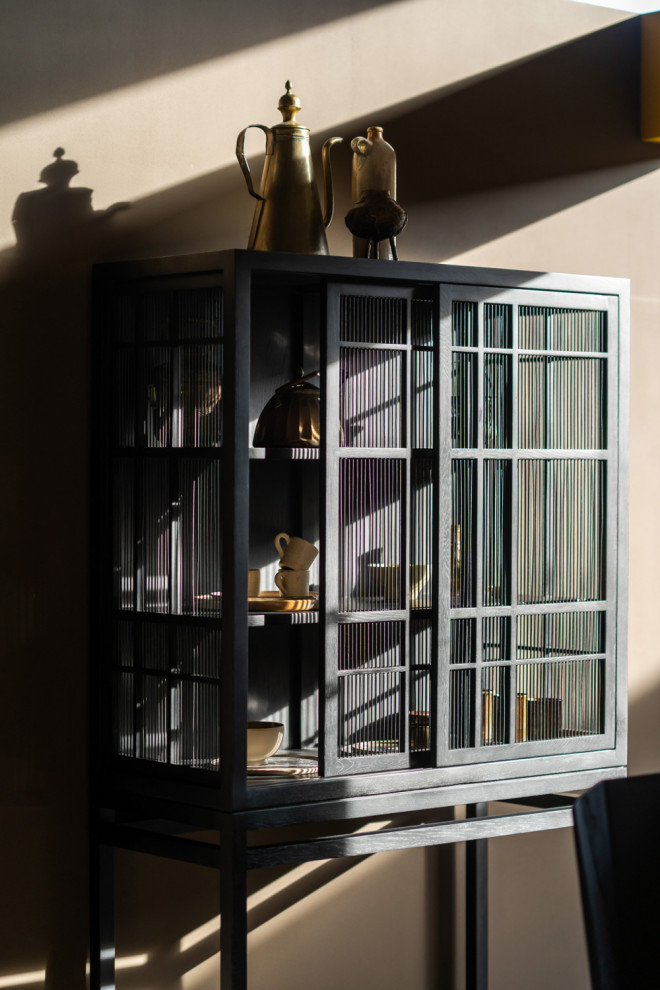 Black Oak Wood Cabinet  OROA Burung   Contemporary   Accent Chests And Cabinets   by Oroa   Distinctive Furniture  Houzz