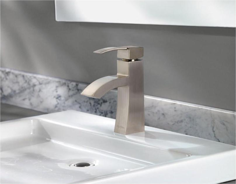 Pfister LF-042-BNKK Bernini Single Control 4 Centerset Bathroom Faucet in Brushed Nickel