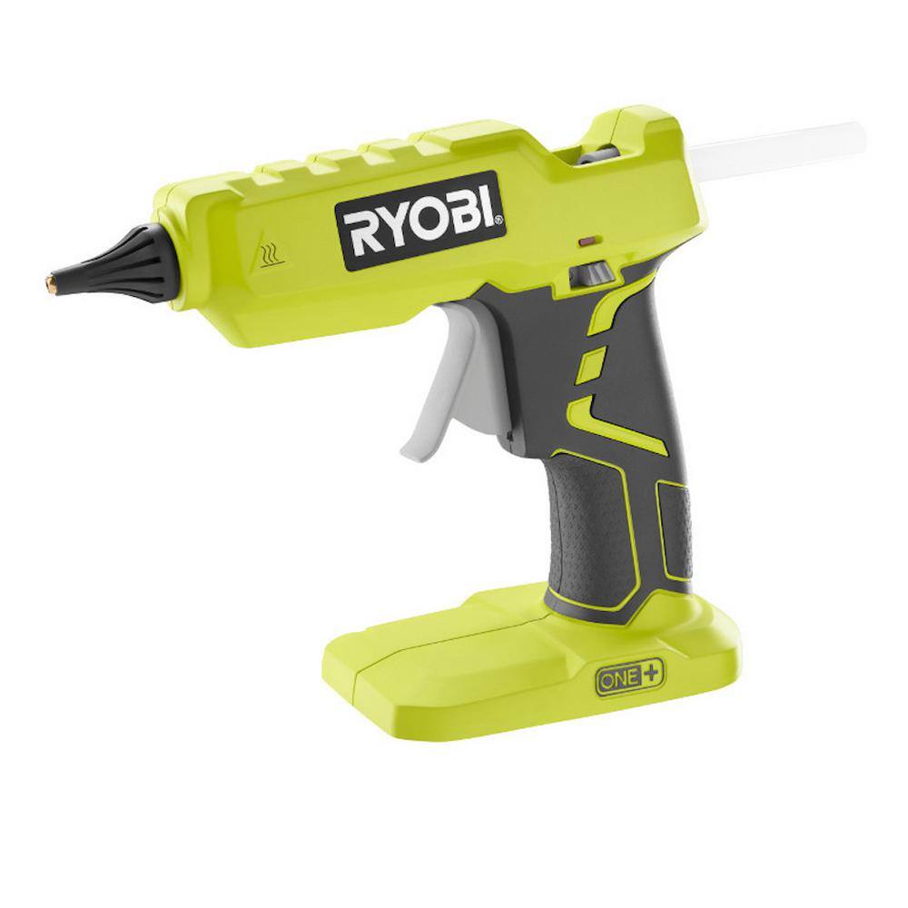 RYOBI ONE+ 18V Cordless Full Size Glue Gun (Tool-Only) with 3 General Purpose Glue Sticks P305