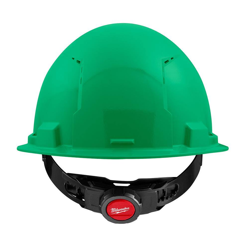 MW BOLT Green Type 1 Class C Front Brim Vented Hard Hat with 4-Point Ratcheting Suspension (10-Pack) 48-73-1206X10