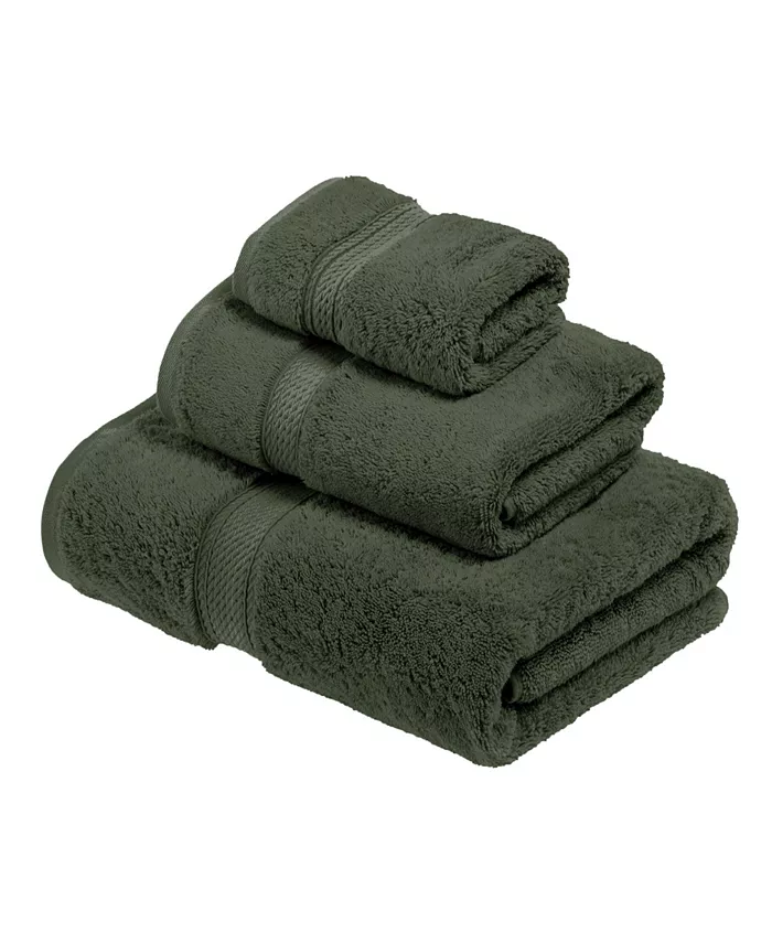 Superior Highly Absorbent Egyptian Cotton Ultra Plush Solid Bath Towel Set Collection