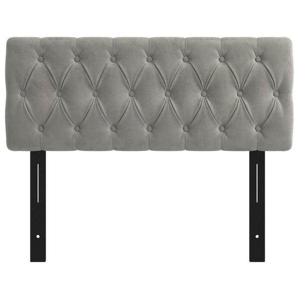 vidaXL Headboard Light/Dark Gray 39.4