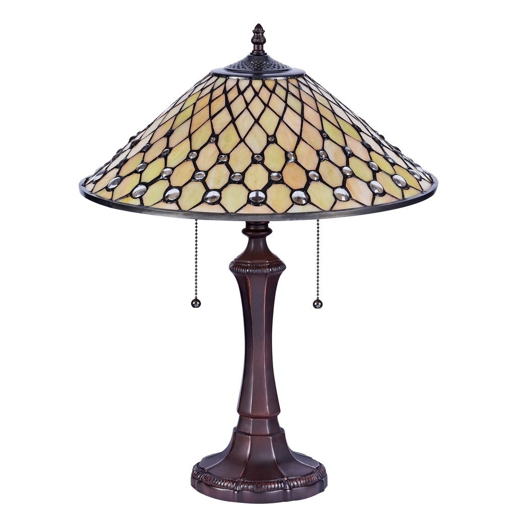  Style 2-light Blackish Bronze Table Lamp