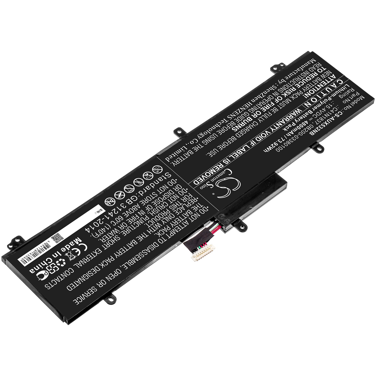 Asus GU502DU GU502GU GU502GUAZ047T GU502GV GU502L Replacement Battery BatteryClerkcom Laptop and Notebook