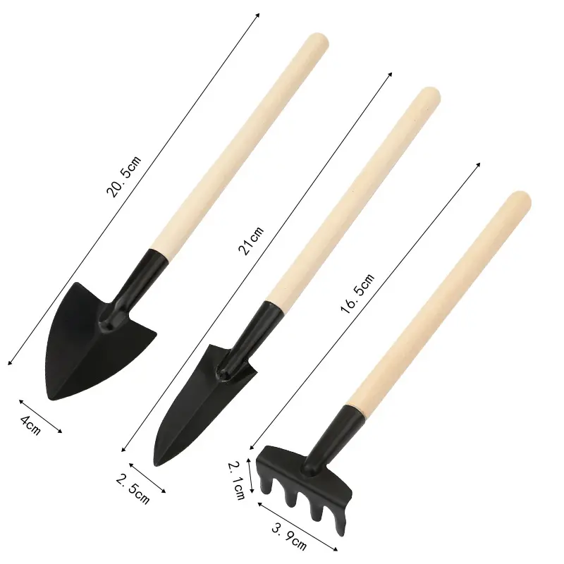 Multi functional home garden flower plant loose soil small gardening tools set