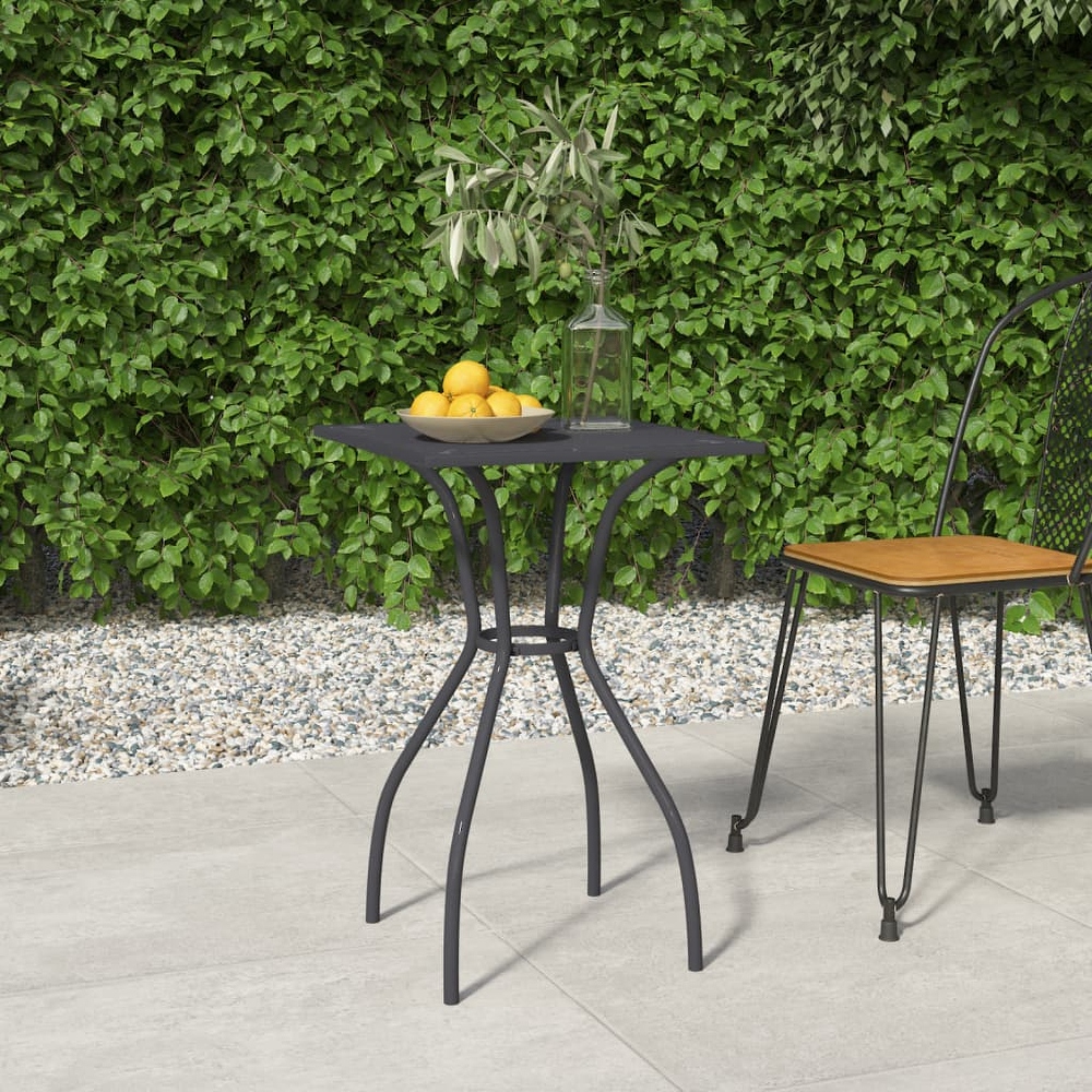 vidaXL Patio Table Anthracite 19.7\