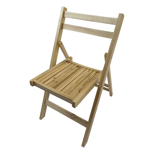 Furniture Slatted Wood Folding Special Event Chair ，Set of 4