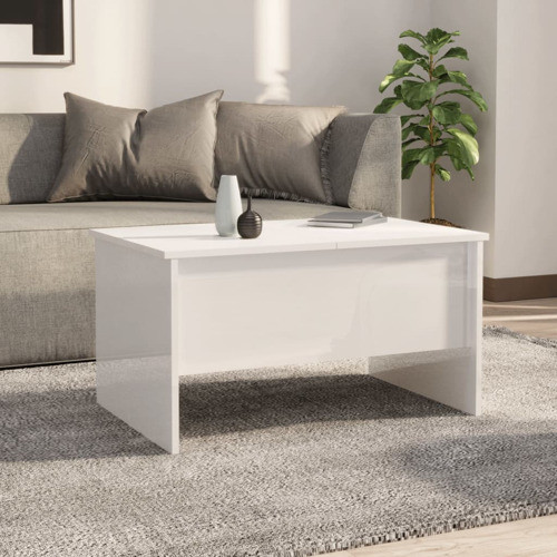 vidaXL Coffee Table Lift Top End Side Table Black Engineered Wood 31.5 Inch   Transitional   Coffee Tables   by vidaXL LLC  Houzz