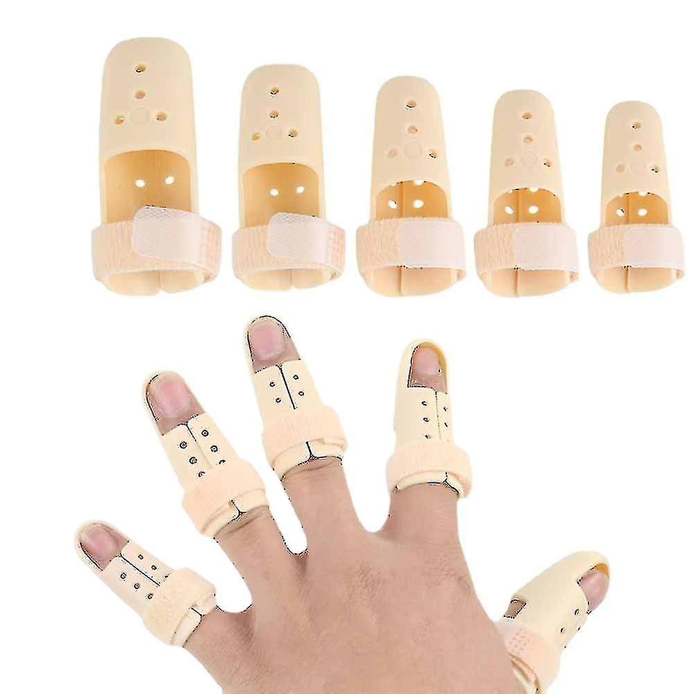 6pcs Adjustable Finger Splint， Finger Protection， Arthritis， Joint Injury， Pain Relief