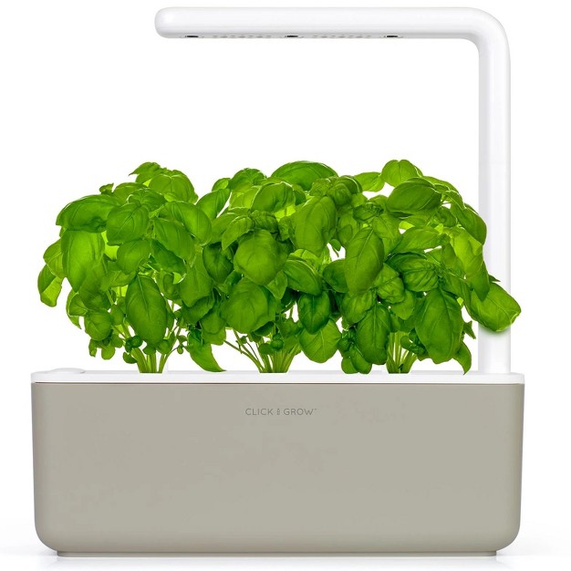 Click and Grow Smart Garden 3 Indoor Gardening System With Grow Light And 3 Plant Pods